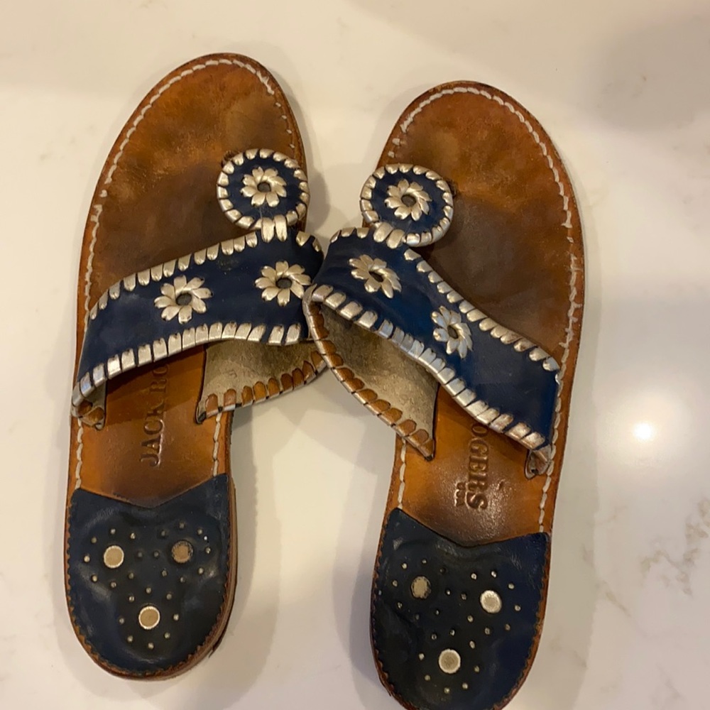 Blue and Silver Jack Rogers